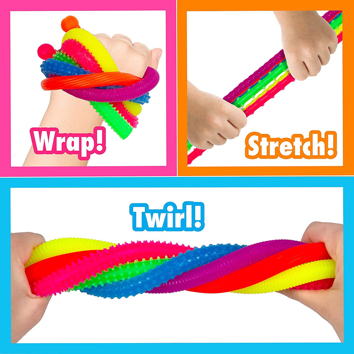 Sensory Textured Stretch Noodles by Be Amazing Toys Toys Be Amazing Toys