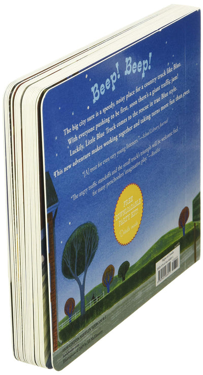 Little Blue Truck Leads The Way - Board Book Books Houghton Mifflin   