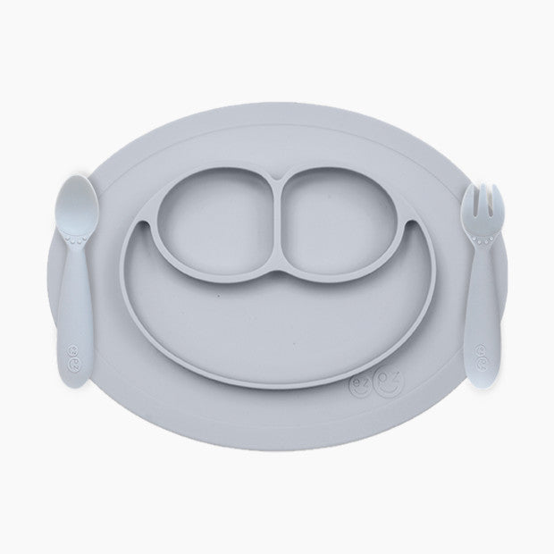 Mini Feeding Set by Ezpz Nursing + Feeding EZPZ Pewter
