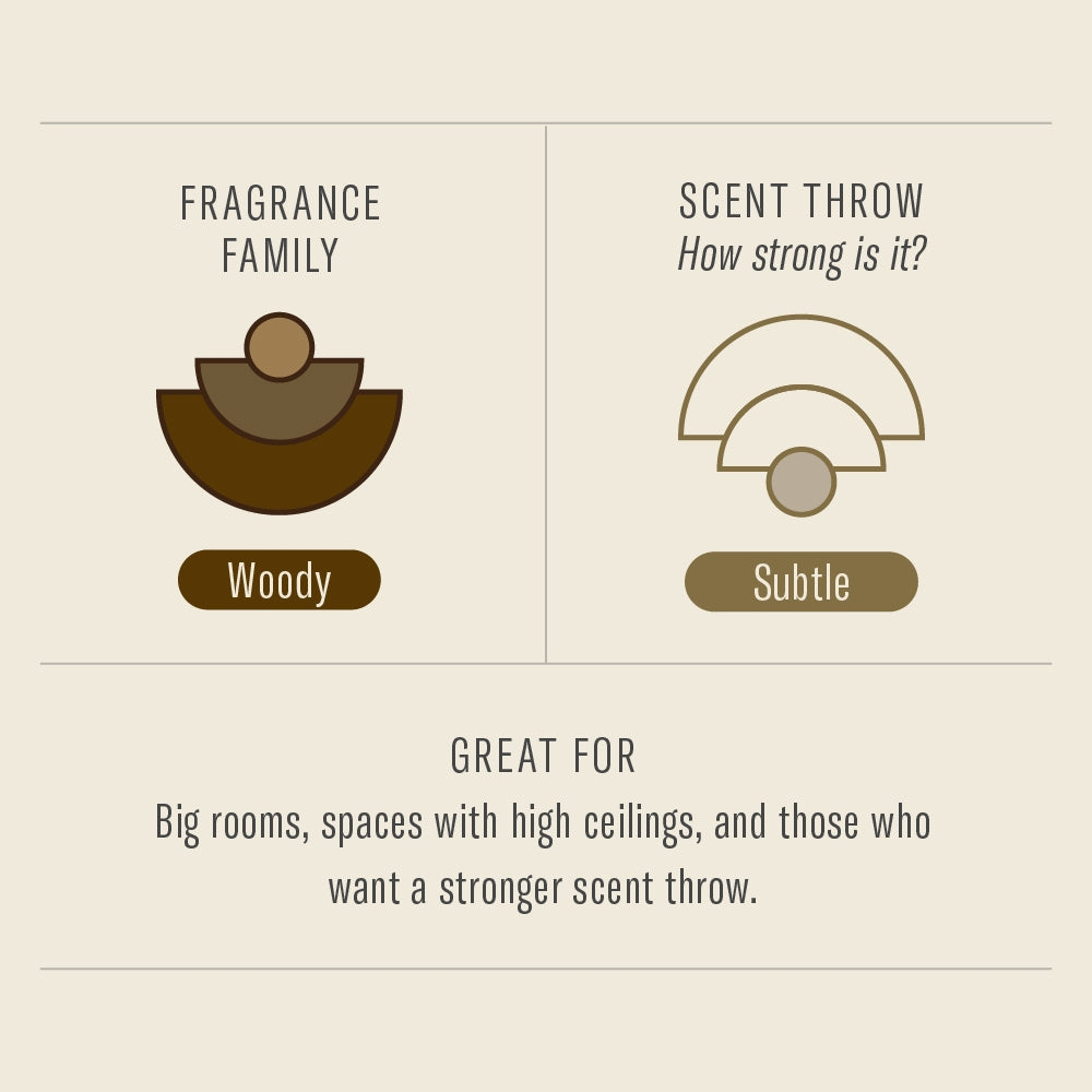 Teakwood + Tobacco Soy Candle - Large by PF Candle Co Decor PF Candle Co