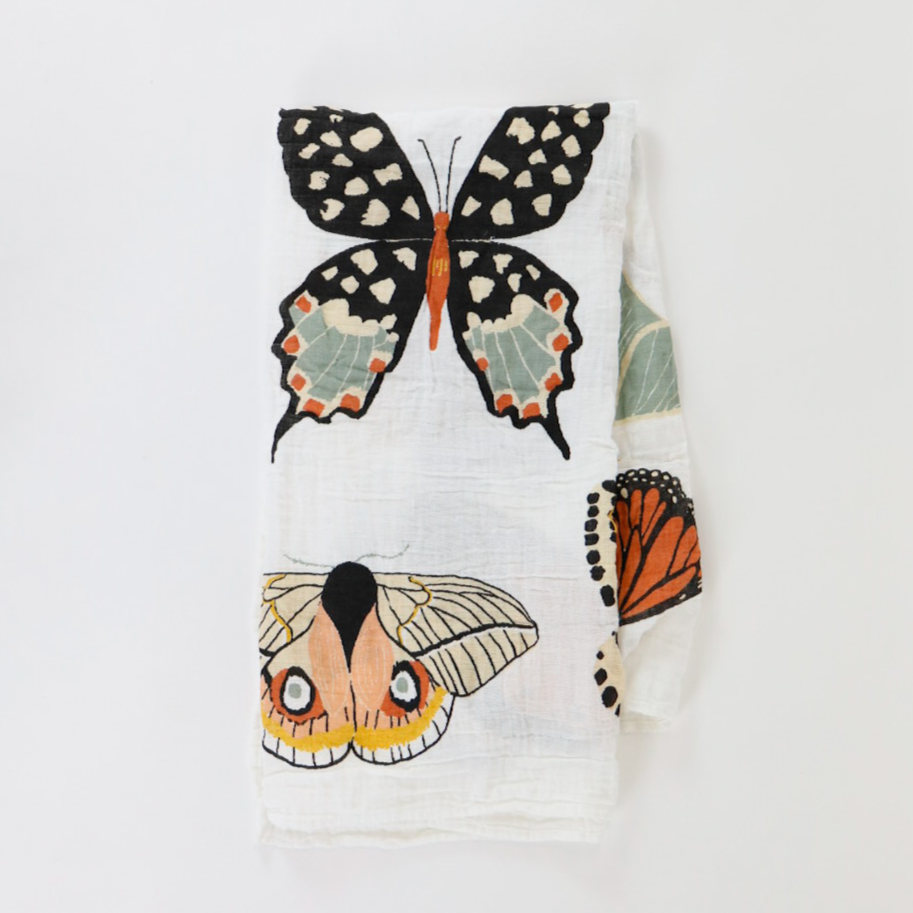 Butterfly Collector Swaddle by Clementine Kids Bedding Clementine Kids