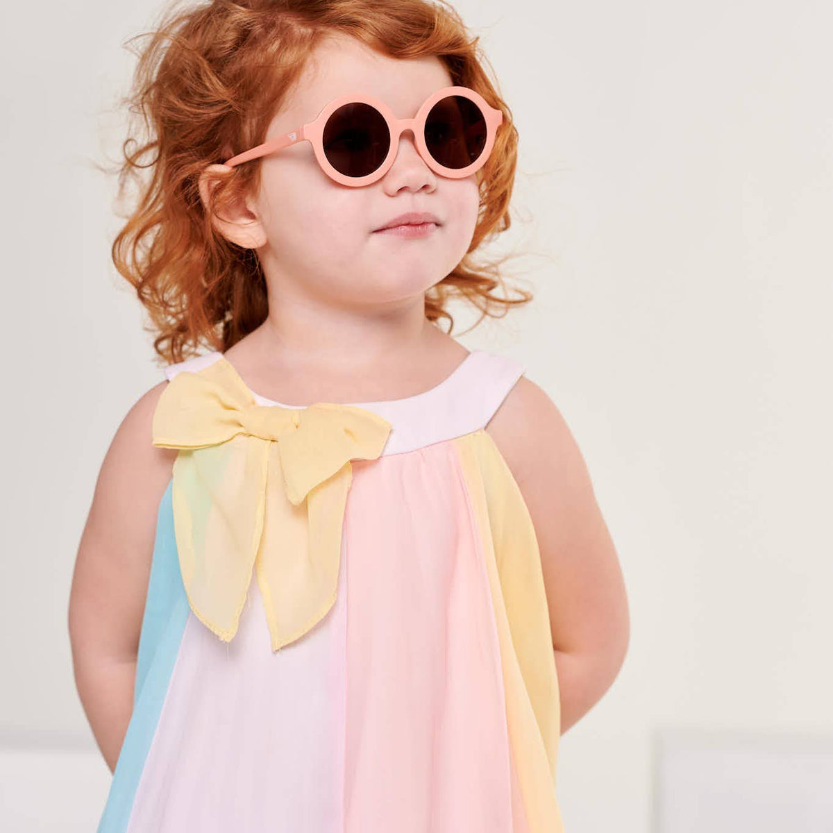 Euro Round Sunglasses - Peachy Keen with Amber Lens by Babiators Accessories Babiators