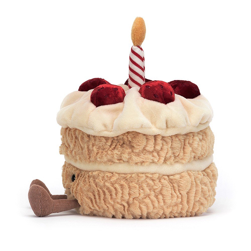 Amuseable Birthday Cake - 8 Inch by Jellycat Toys Jellycat