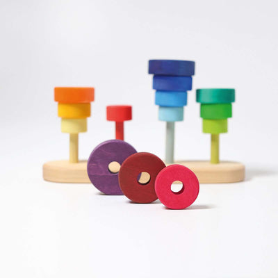 Fabuto Wooden Stacking Toy by Grimm's Toys Grimm's   