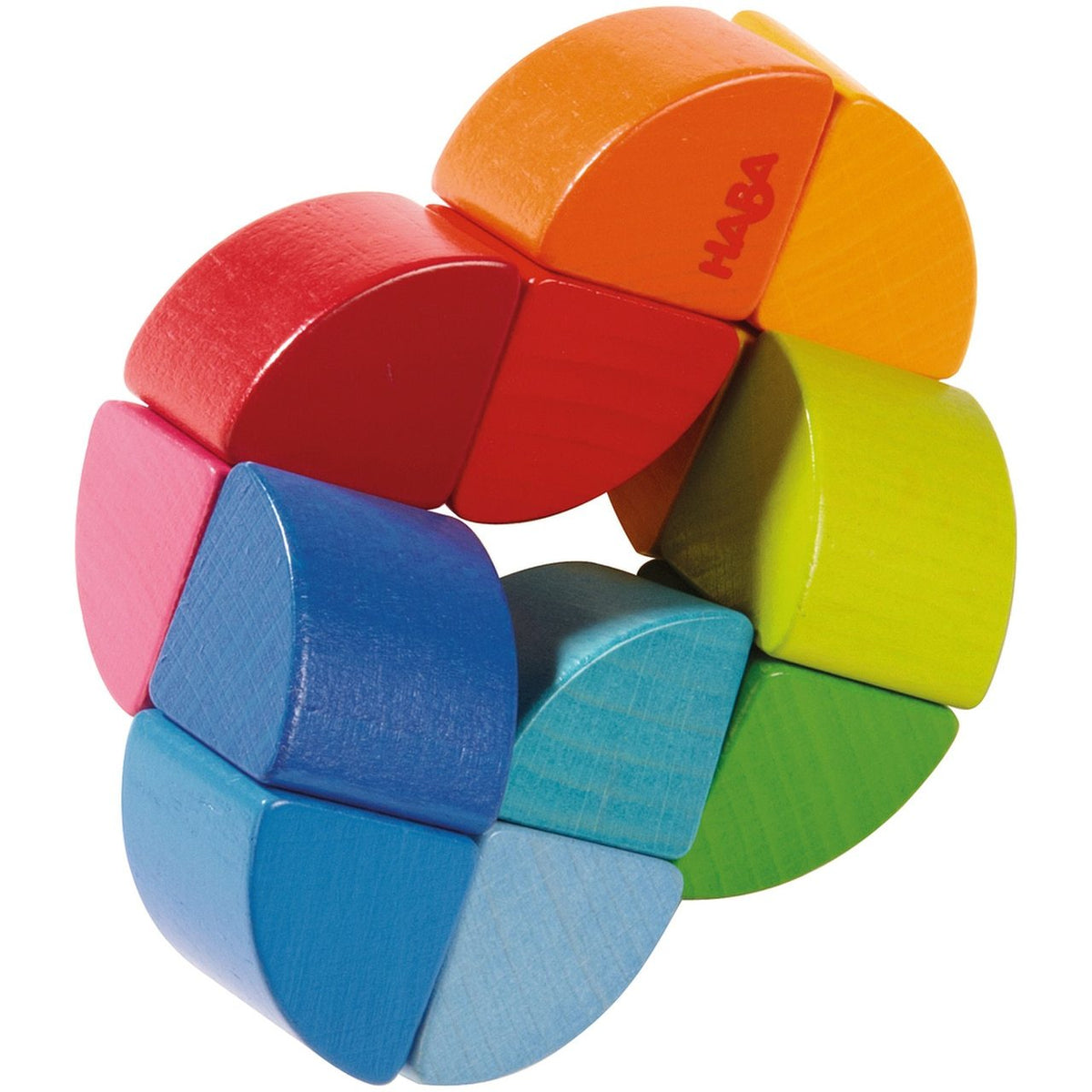 Wooden Clutching Toy - Rainbow Ring by Haba Toys Haba