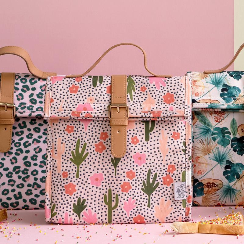 Lunch Satchel - Blooming Cacti by The Somewhere Co. Nursing + Feeding The Somewhere Co.