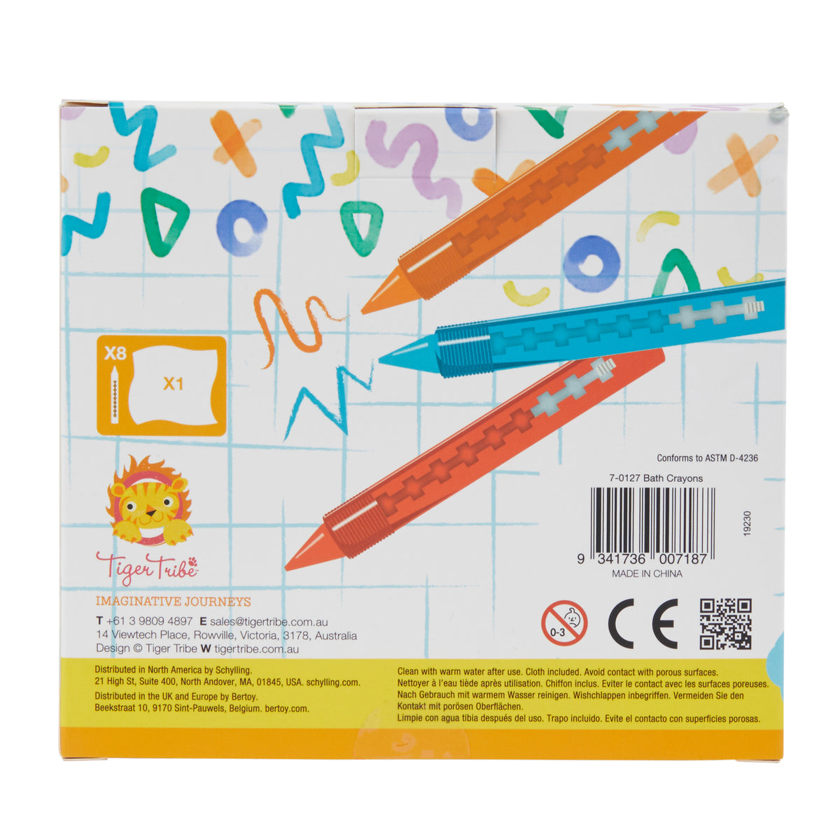 Bath Crayons Toys Schylling