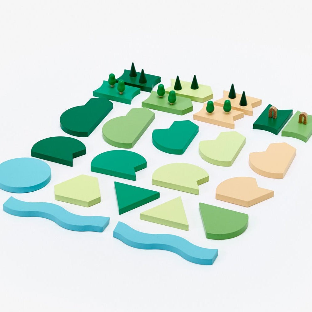 Blockitecture Parkland by Areaware Toys Areaware