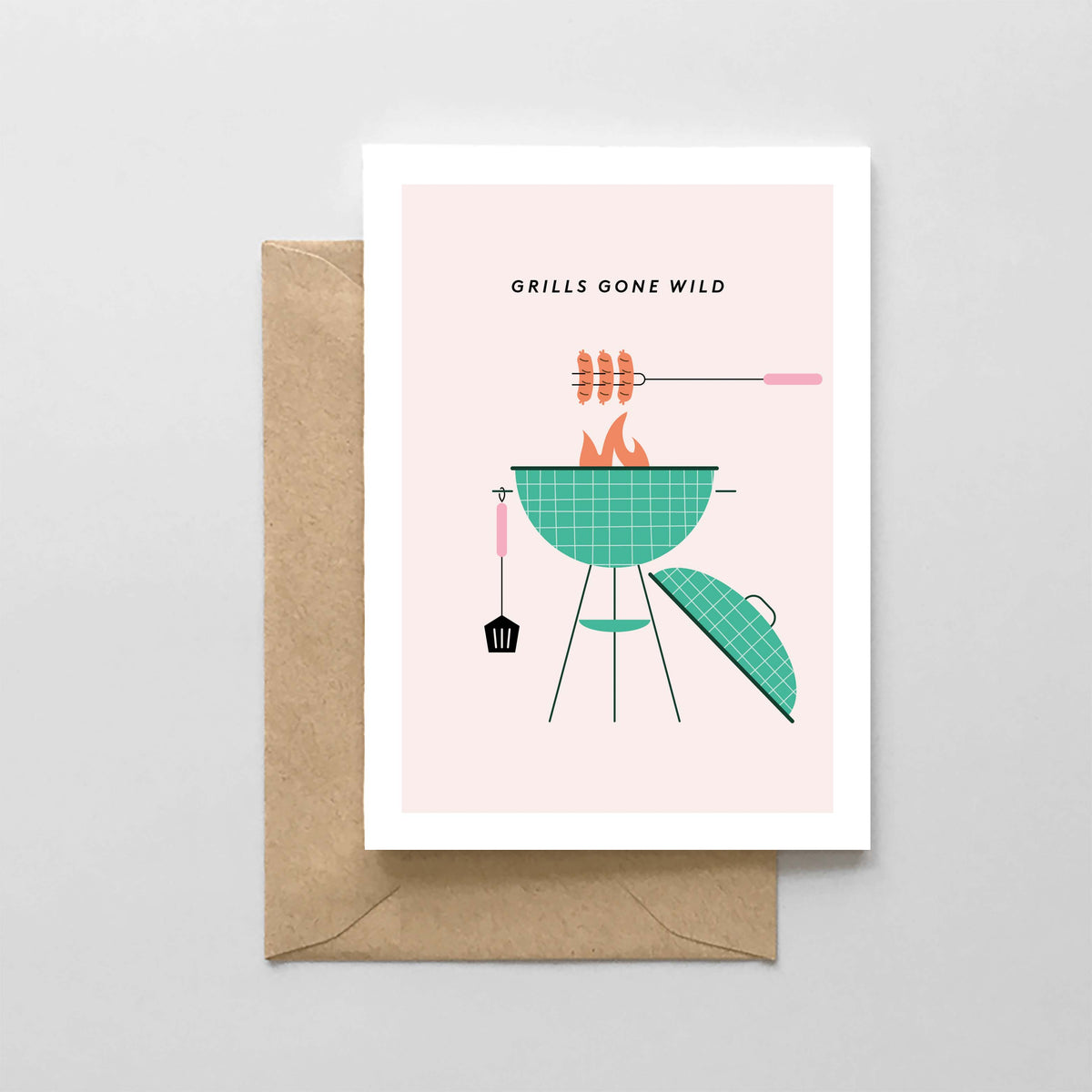 Grills Gone Wild - Father's Day Card by Spaghetti & Meatballs Paper Goods + Party Supplies Spaghetti & Meatballs