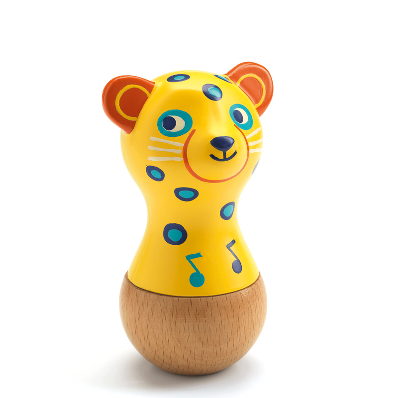 Animambo Wooden Jaguar Maraca by Djeco Toys Djeco   