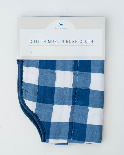Cotton Muslin Burp Cloth - Jack Plaid by Little Unicorn Nursing + Feeding Little Unicorn   