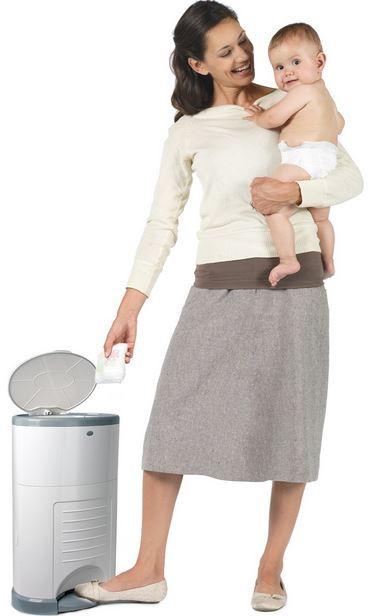 Diaper Dekor Plus Hands Free Diaper Pail - 1 pk Shipper Bath + Potty Dekor