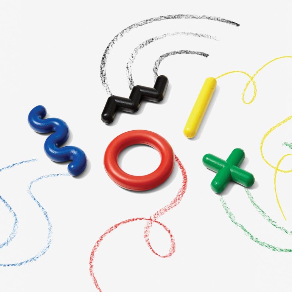 Doodle Crayons - Set of 5 by Areaware Toys Areaware