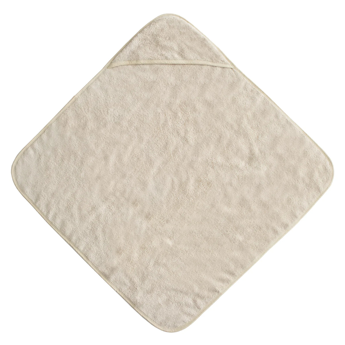 Organic Cotton Baby Hooded Towel - Fog by Mushie & Co Bath + Potty Mushie & Co
