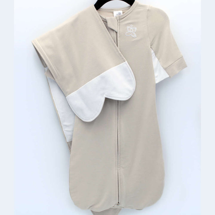 Cozy Oat Swaddle - Medium/Large (0-3 M; 12-17 Lbs) by The Butterfly Swaddle Bedding The Butterfly Swaddle