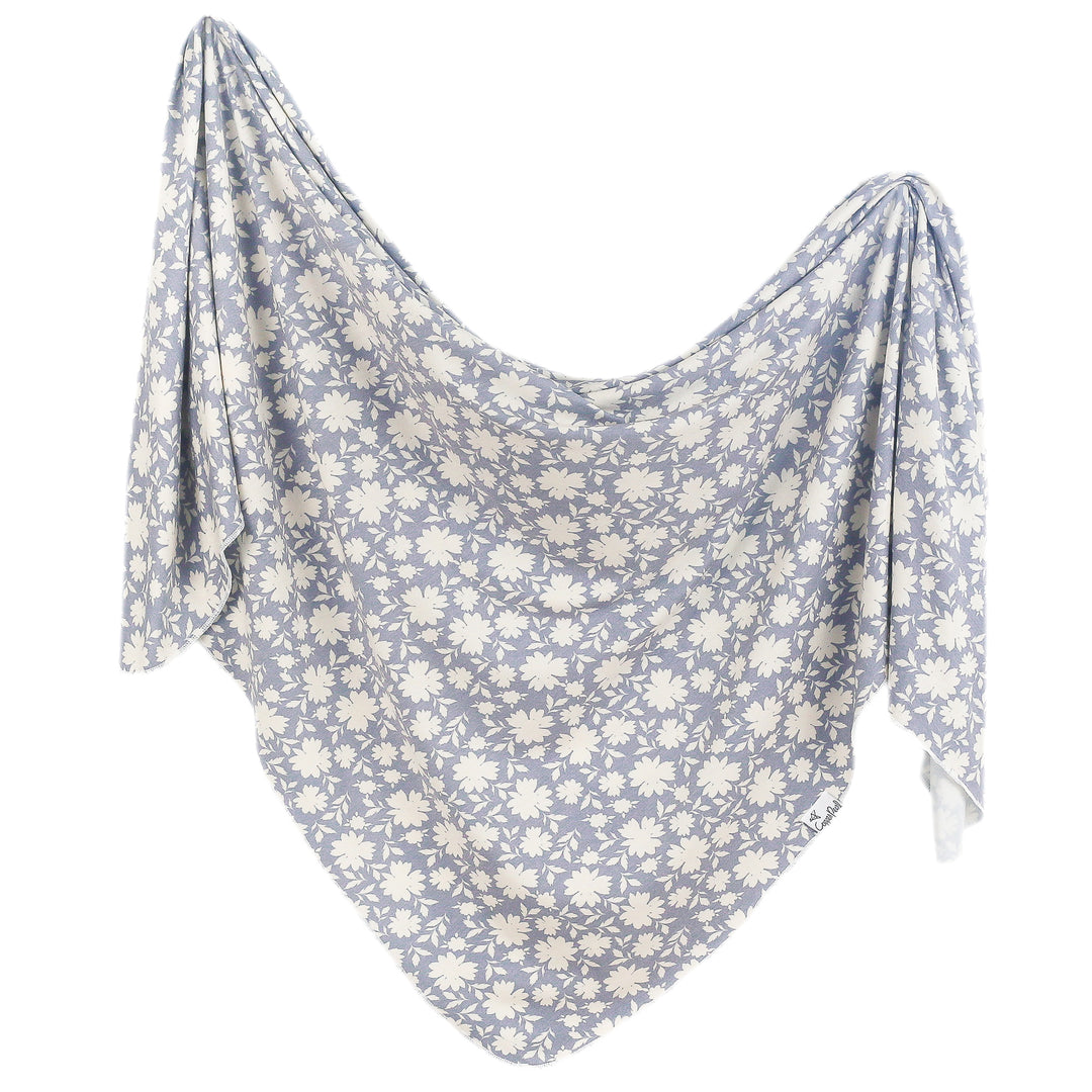 Knit Swaddle Blanket - Lacie by Copper Pearl Bedding Copper Pearl