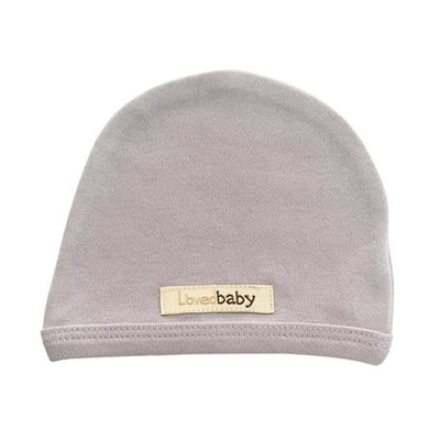 Organic Cute Cap - Light Gray by Loved Baby Accessories Loved Baby   