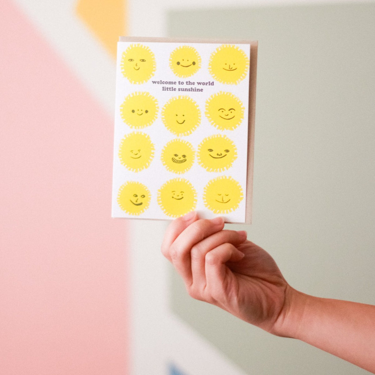 Welcome Sunshine Card by Egg Press Paper Goods + Party Supplies Egg Press