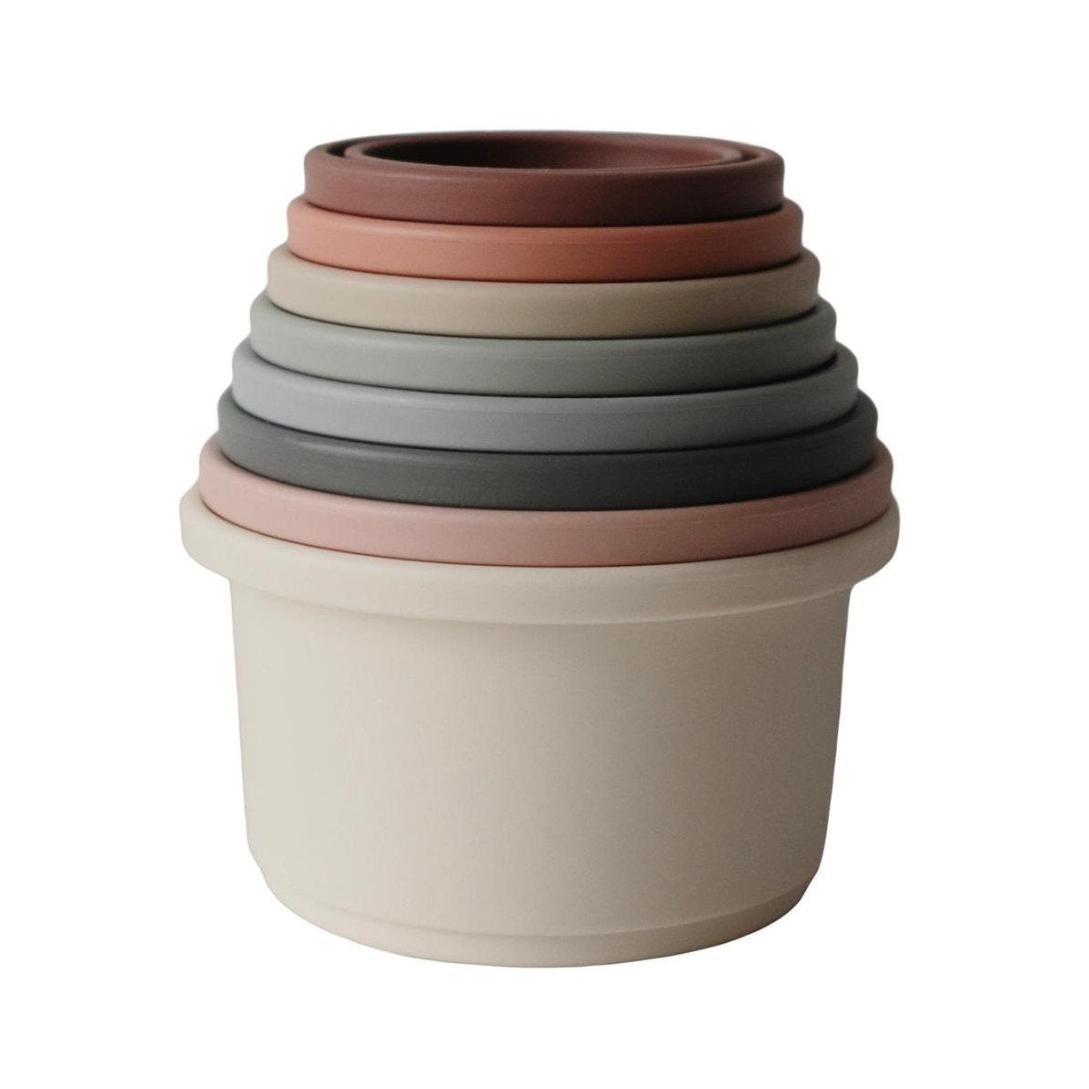 Stacking Cups by Mushie & Co Toys Mushie & Co