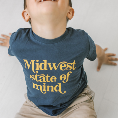 Midwest State of Mind Kids' Tee by Sweetpea + Co Apparel Sweetpea + Co   