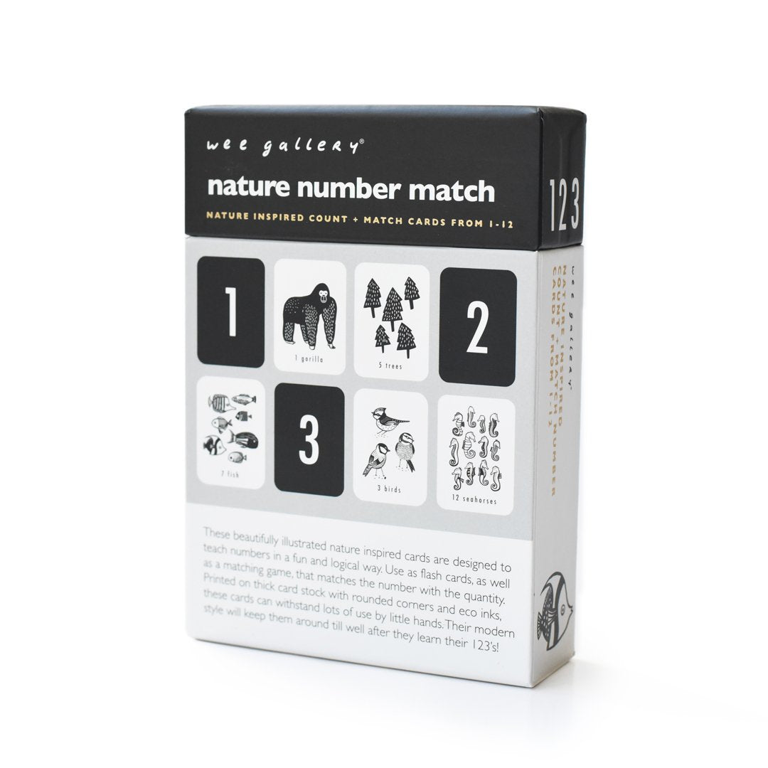 Nature Number Cards by Wee Gallery Toys Wee Gallery