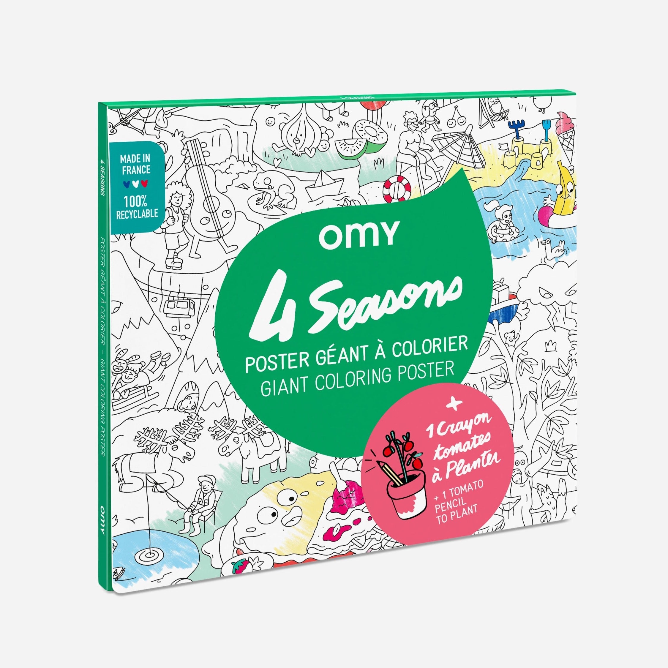 OMY Coloriage POSTER FUN PARK