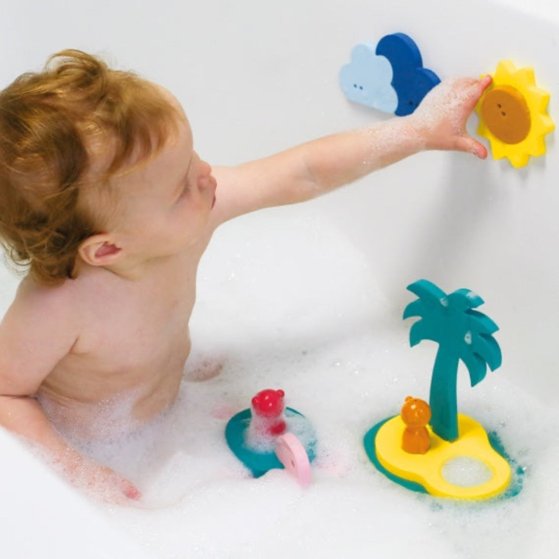 Bath Puzzle Friends - Treasure Island by Quut Toys Toys Quut Toys
