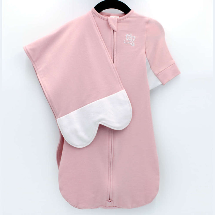 Blushing Pink Swaddle - Small (0-3 M; 7-12 Lbs) by The Butterfly Swaddle Bedding The Butterfly Swaddle