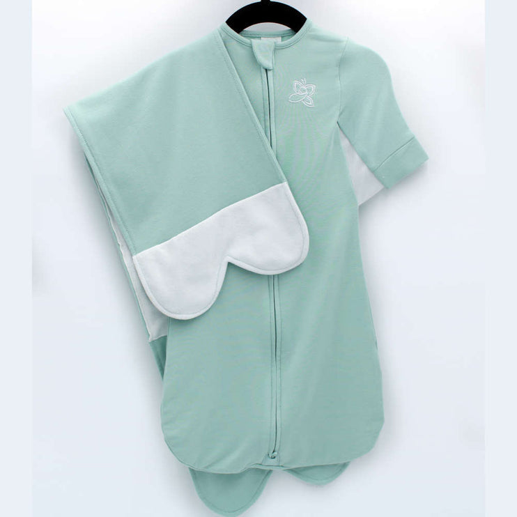 Sage Green Swaddle - Small (0-3 M; 7-12 Lbs) by The Butterfly Swaddle Bedding The Butterfly Swaddle