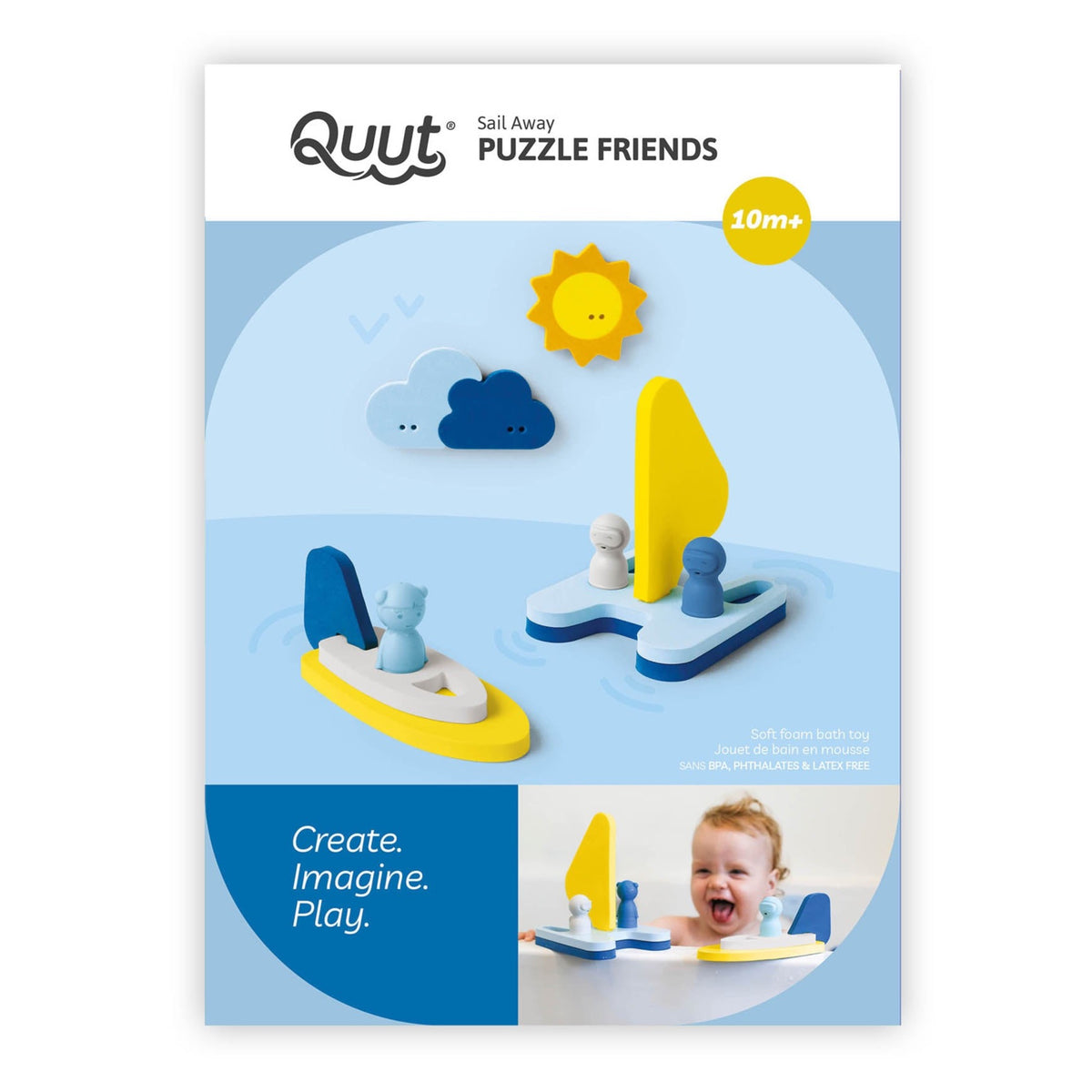 Bath Puzzle Friends - Sail Away by Quut Toys Toys Quut Toys