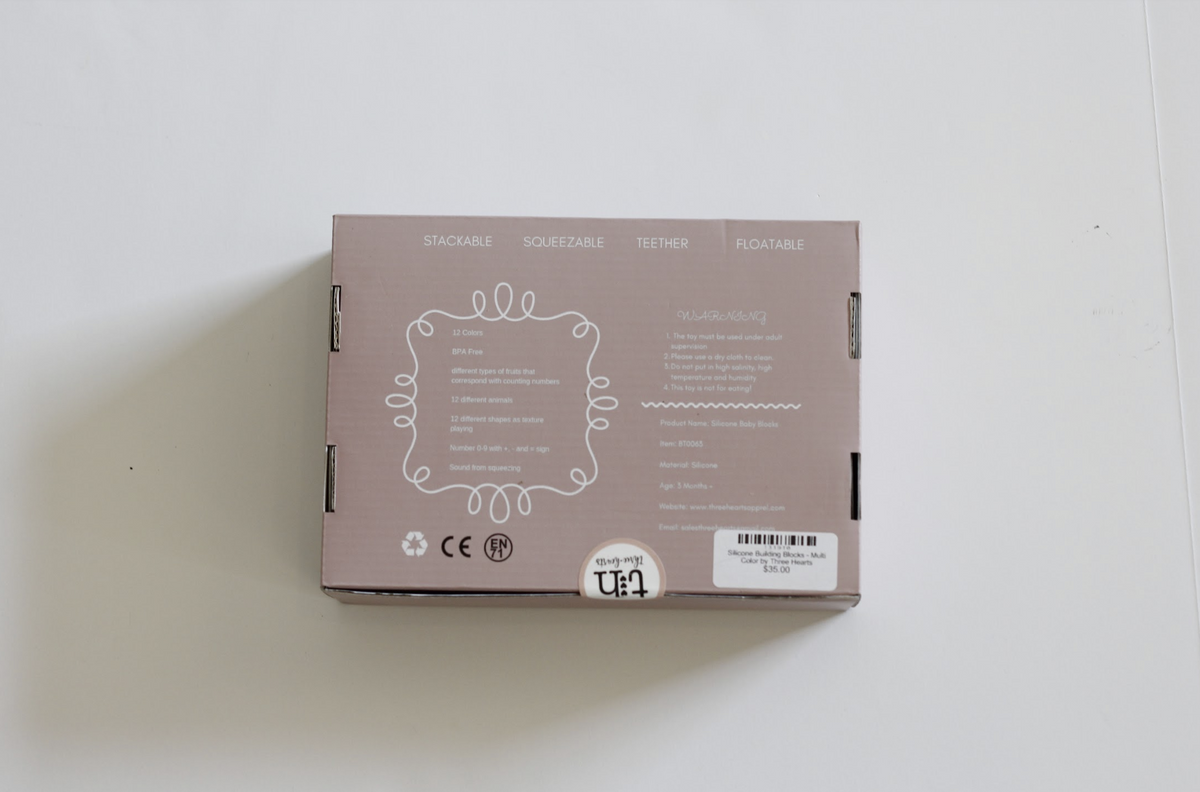 Silicone Building Blocks - Original by Three Hearts Toys Three Hearts