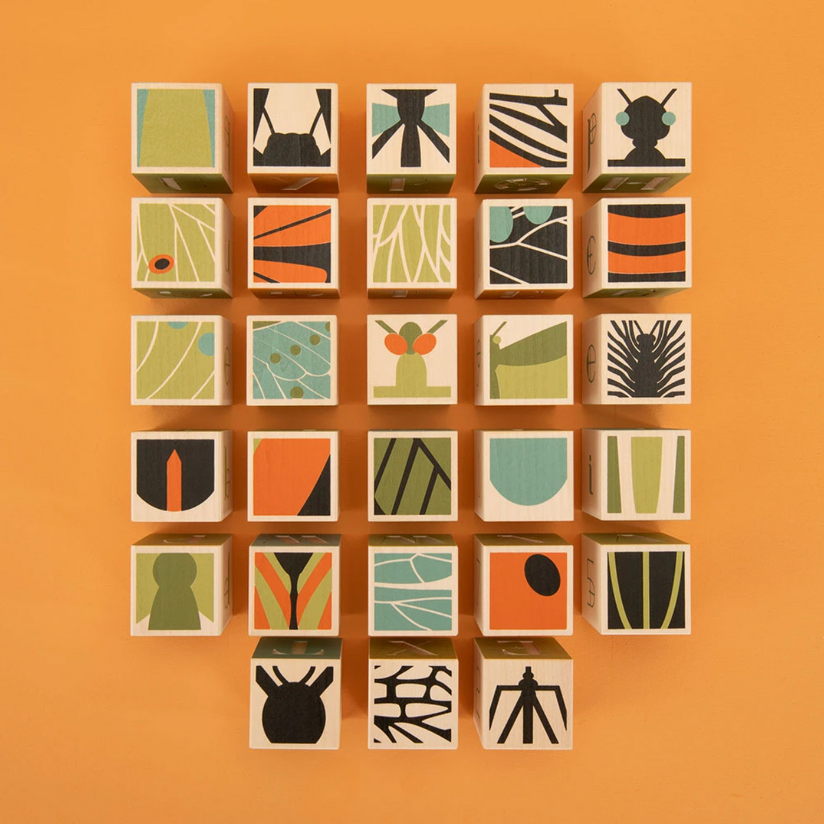 Bug Wooden Blocks by Uncle Goose Toys Uncle Goose