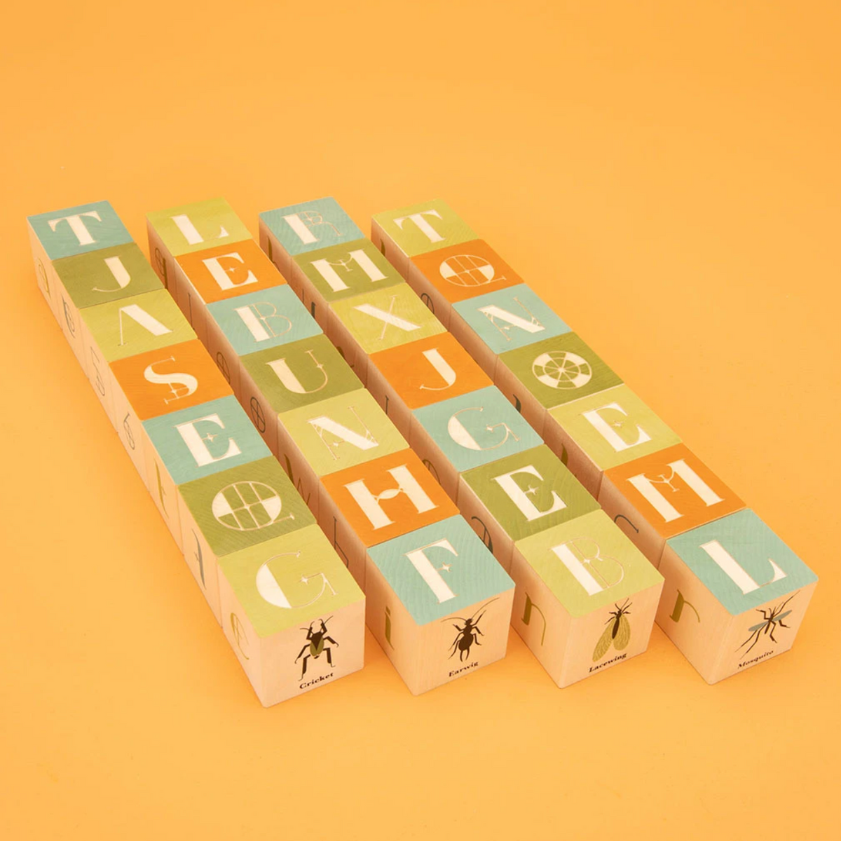 Bug Wooden Blocks by Uncle Goose Toys Uncle Goose