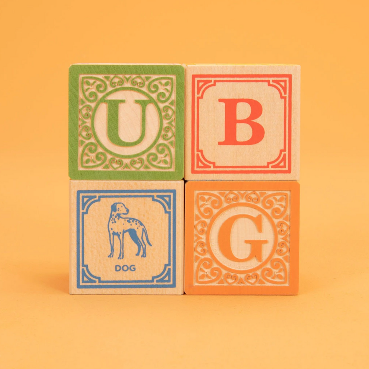 English Wooden ABC Blocks by Uncle Goose Toys Uncle Goose