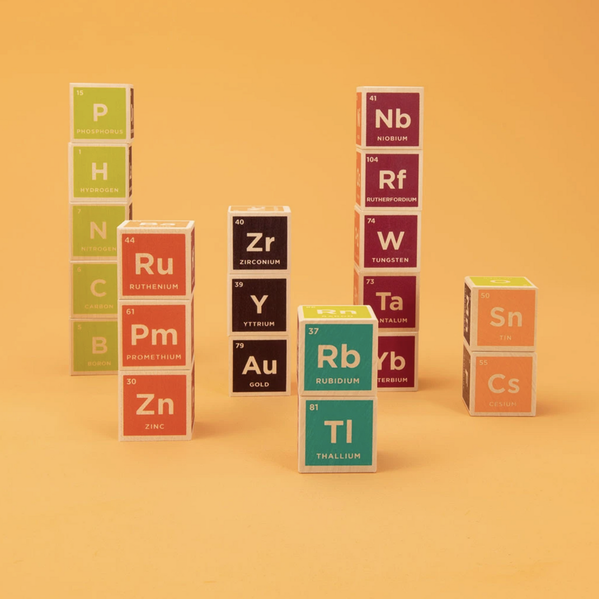 Elemental - Periodic Table Wooden Blocks by Uncle Goose Toys Uncle Goose