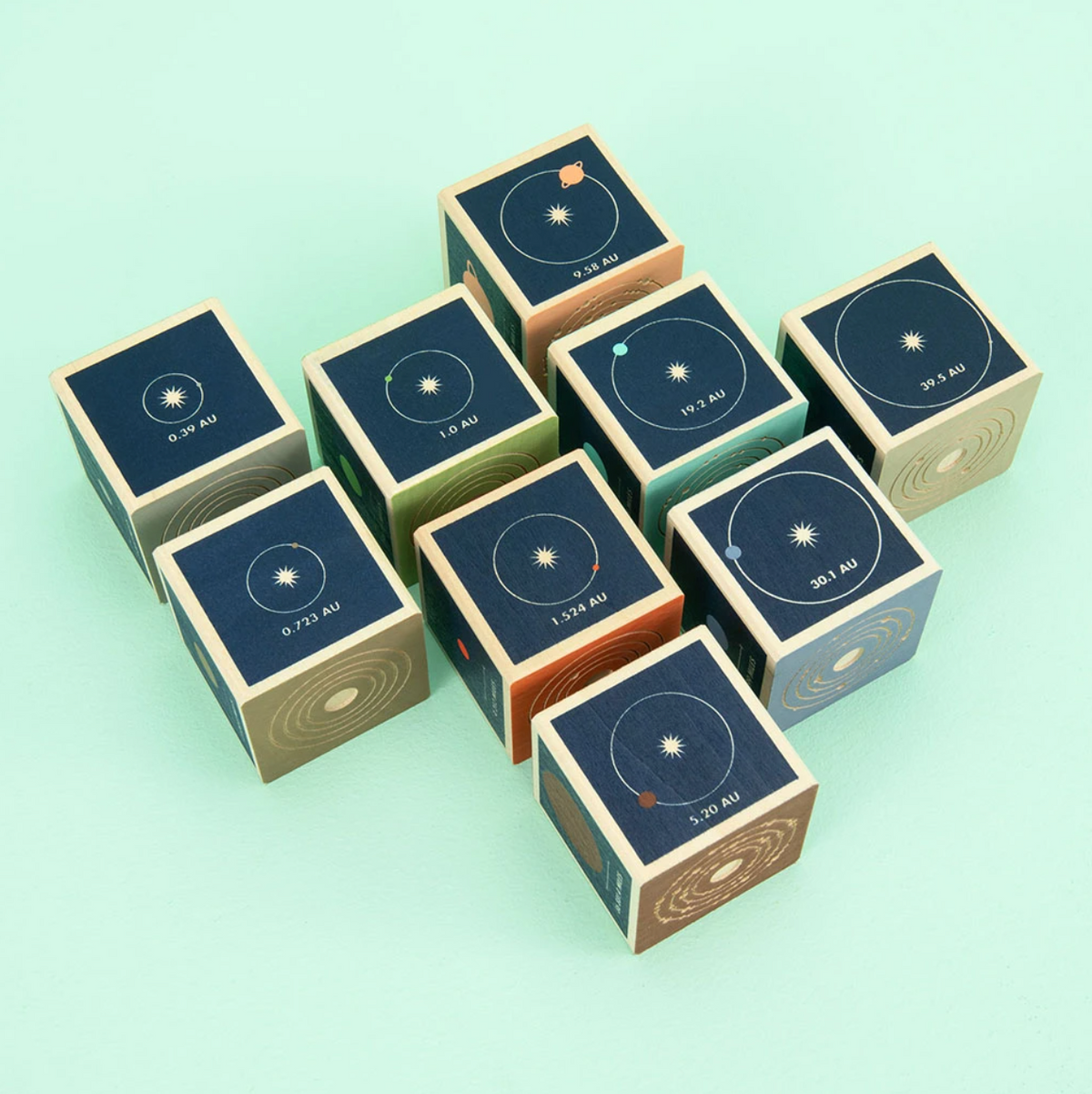 Planet Wooden Blocks by Uncle Goose Toys Uncle Goose