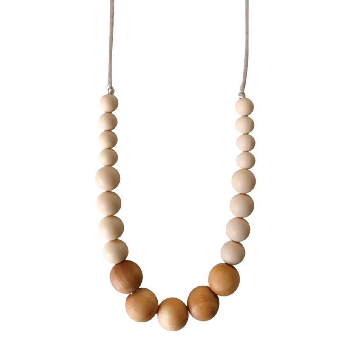 Landon Teething Necklace - Cream by Chewable Charm Accessories Chewable Charm