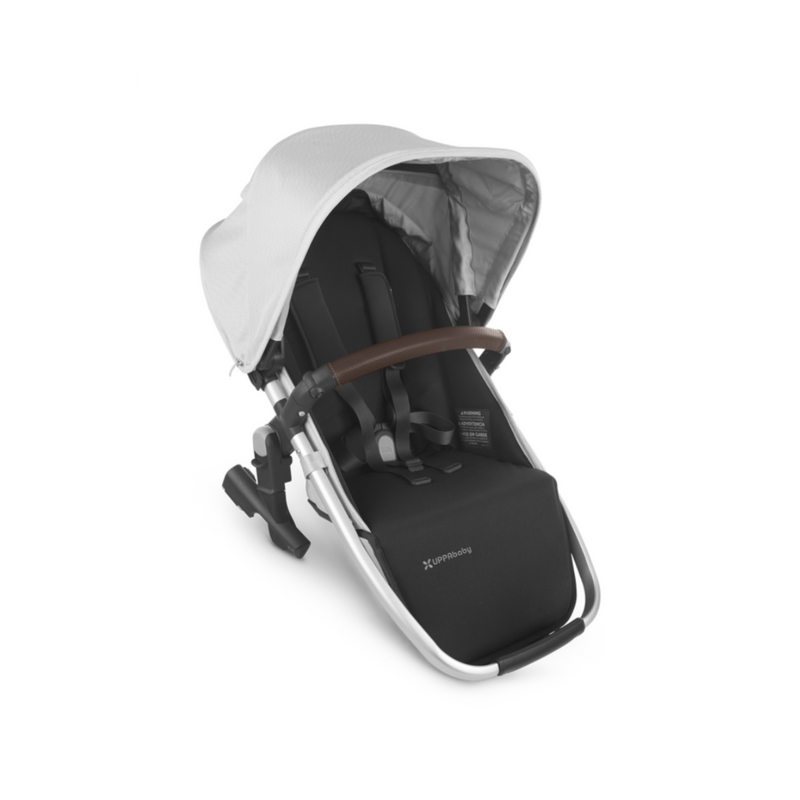 Vista V2 RumbleSeat by UPPAbaby Gear UPPAbaby BRYCE (white marl/silver/chestnut leather)  