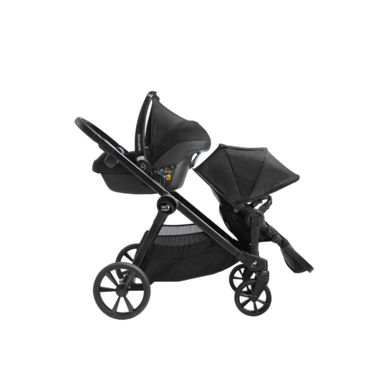 City Select 2 with Tencel Second Seat Kit by Baby Jogger Gear Baby Jogger