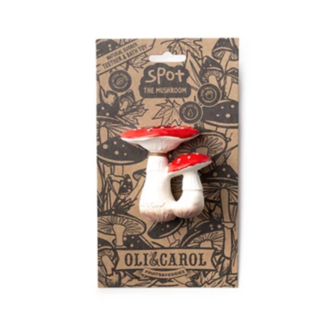 Spot the Mushroom Teether by Oli & Carol Toys Oli & Carol