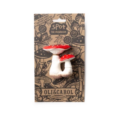 Spot the Mushroom Teether by Oli & Carol Toys Oli & Carol   