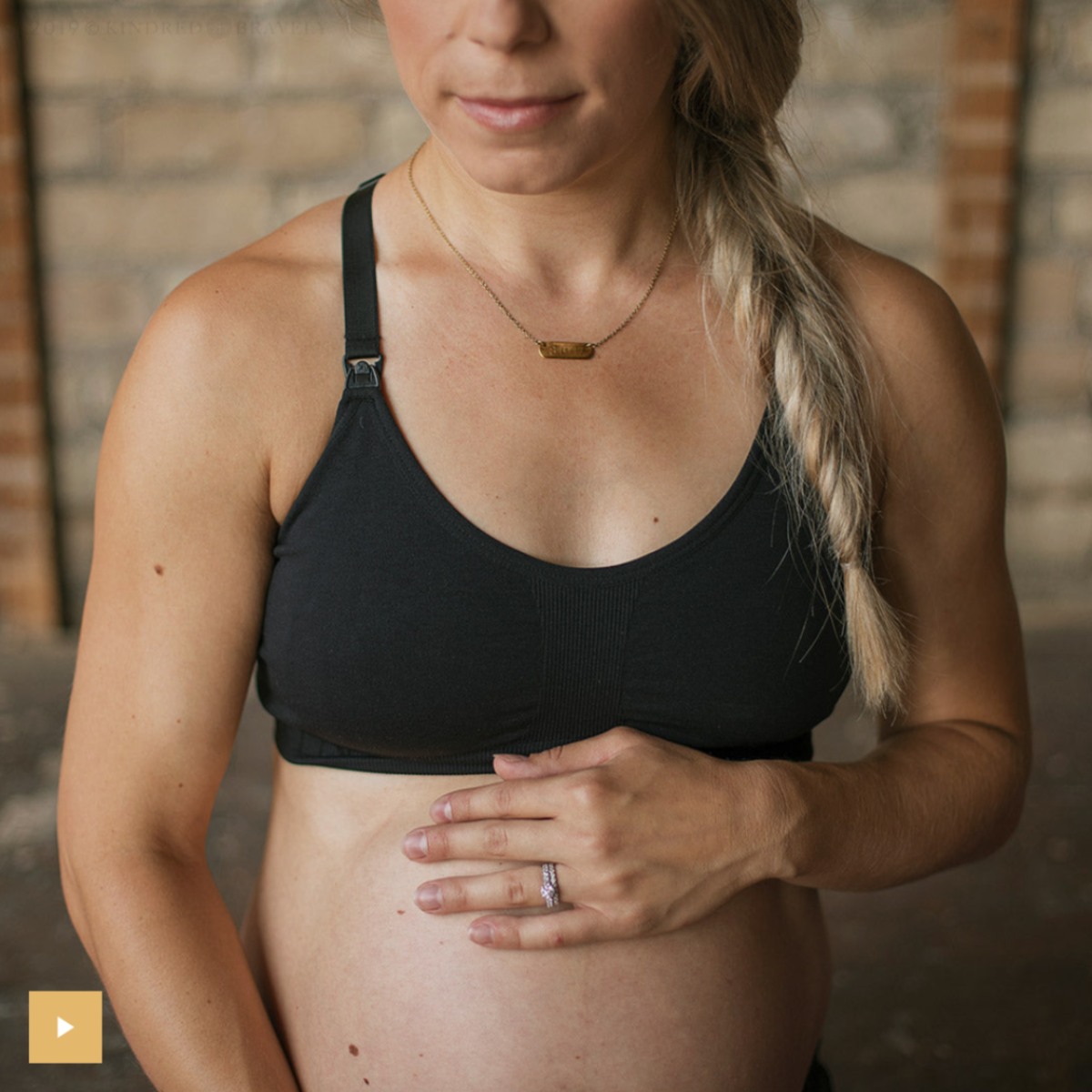 Sublime Support Nursing & Maternity Sports Bra - Black by Kindred Bravely Nursing + Feeding Kindred Bravely
