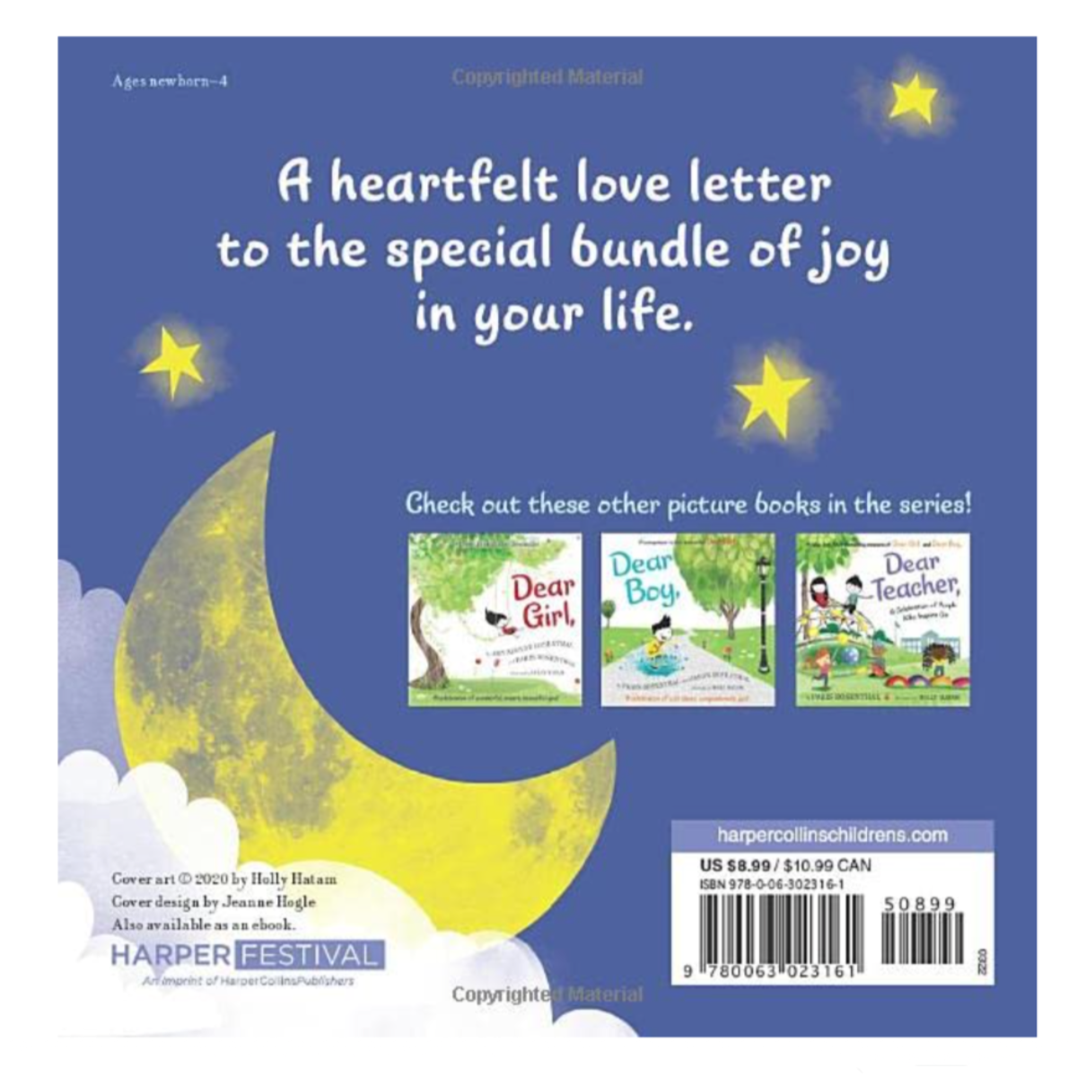 Dear Baby - Board Book Books Harper Collins