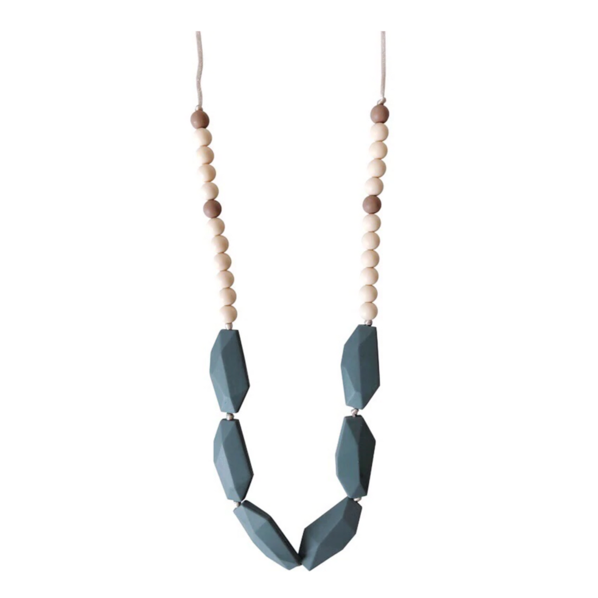 Emerson Teething Necklace - Blue by Chewable Charm Accessories Chewable Charm
