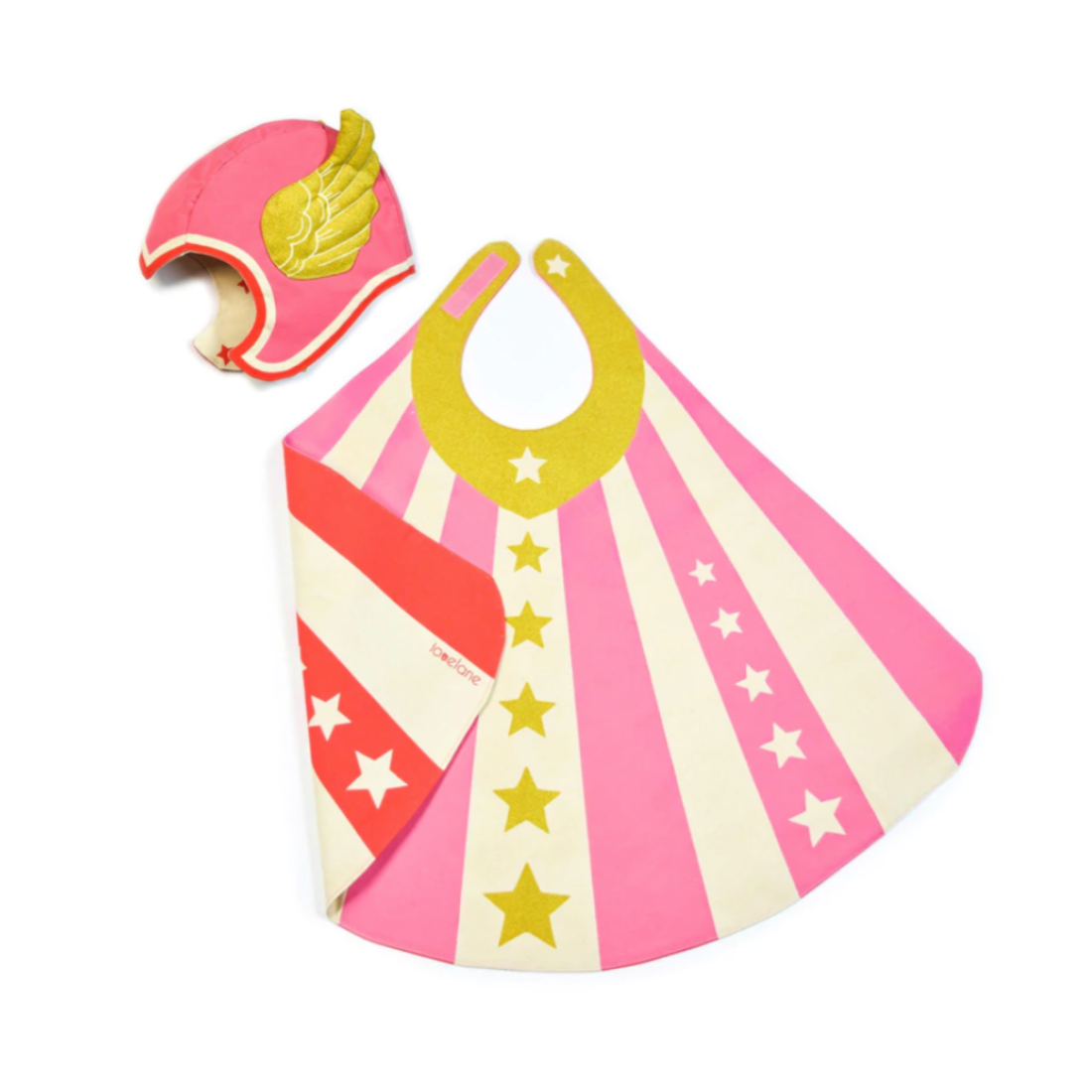 Pink Cape and Hat Hero Set by Lovelane Designs Accessories Lovelane Designs