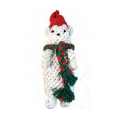 Rope Dog Toy - Polar Bear 11" by Jax & Bones Pets Jax & Bones   