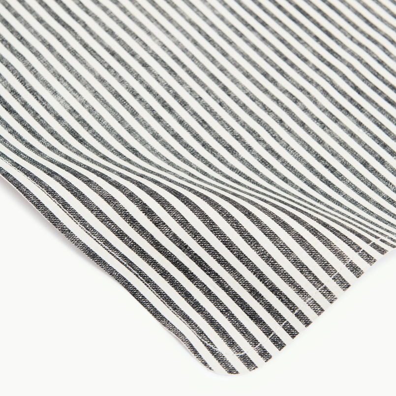Leather Mini Mat - Stone Stripe by Gathre Decor Gathre