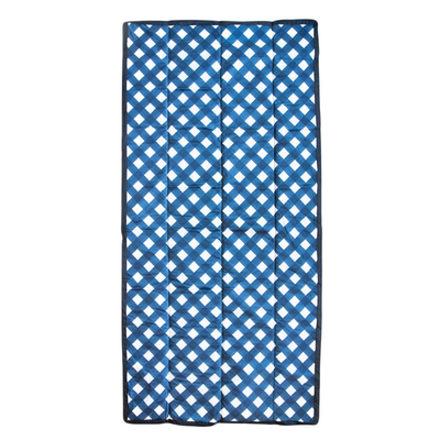 Outdoor Blanket 5'x10' - Navy Plaid by Little Unicorn