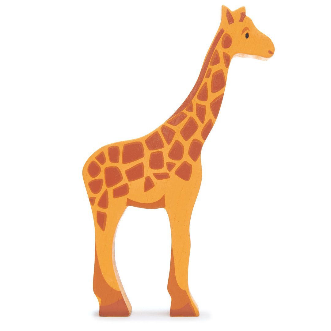 Small Wooden Figurine Toys Tender Leaf Toys Giraffe