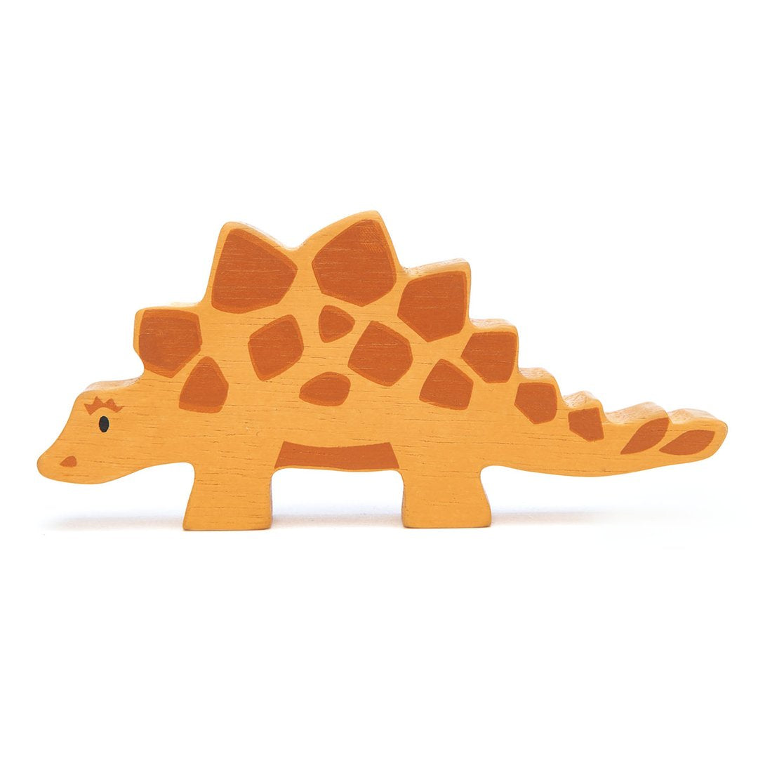 Small Wooden Figurine Toys Tender Leaf Toys Stegosaurus